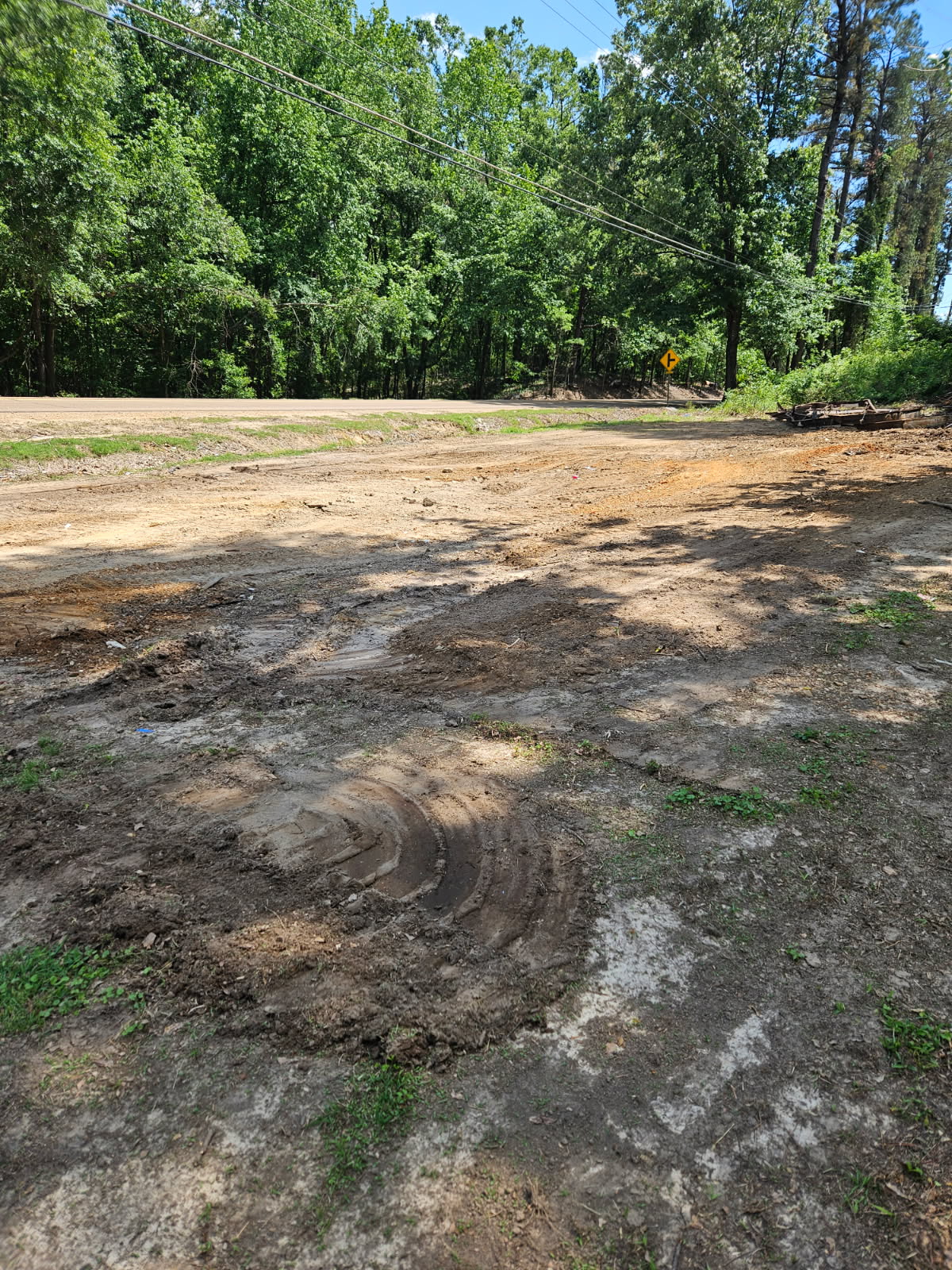 Cleared lot – after